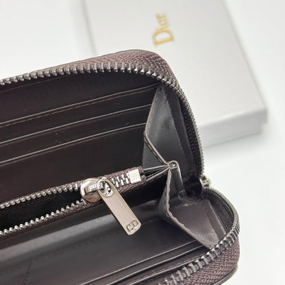 【ディオール】新作★ロゴの長財布☆ロングジップウォレット2色