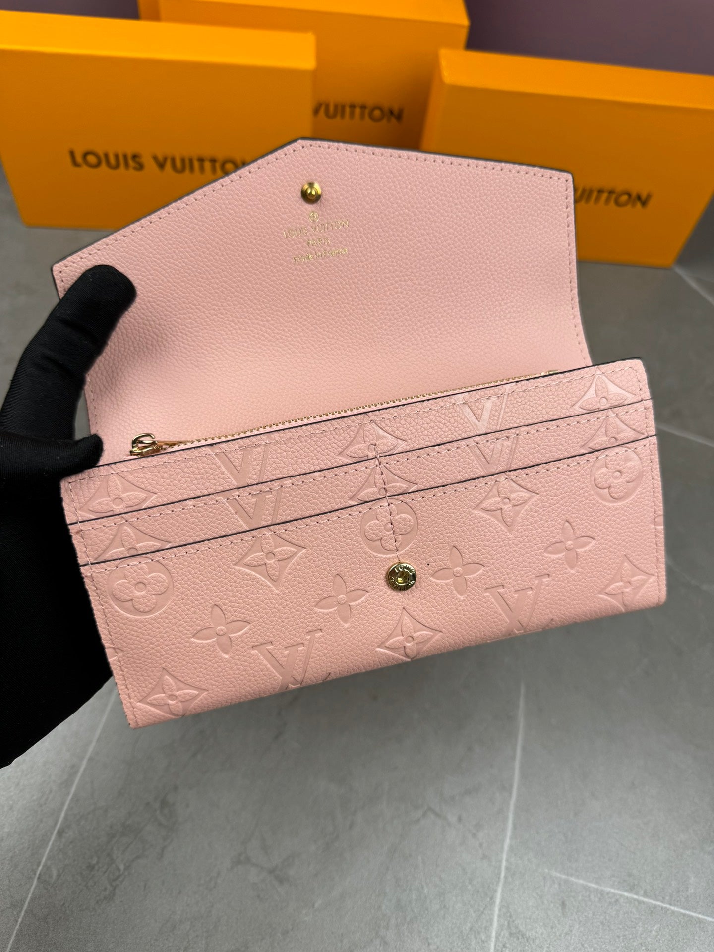 【ルイヴィトン】ダイヤモンド柄長財布 内部工夫 4カラー 在庫わずか