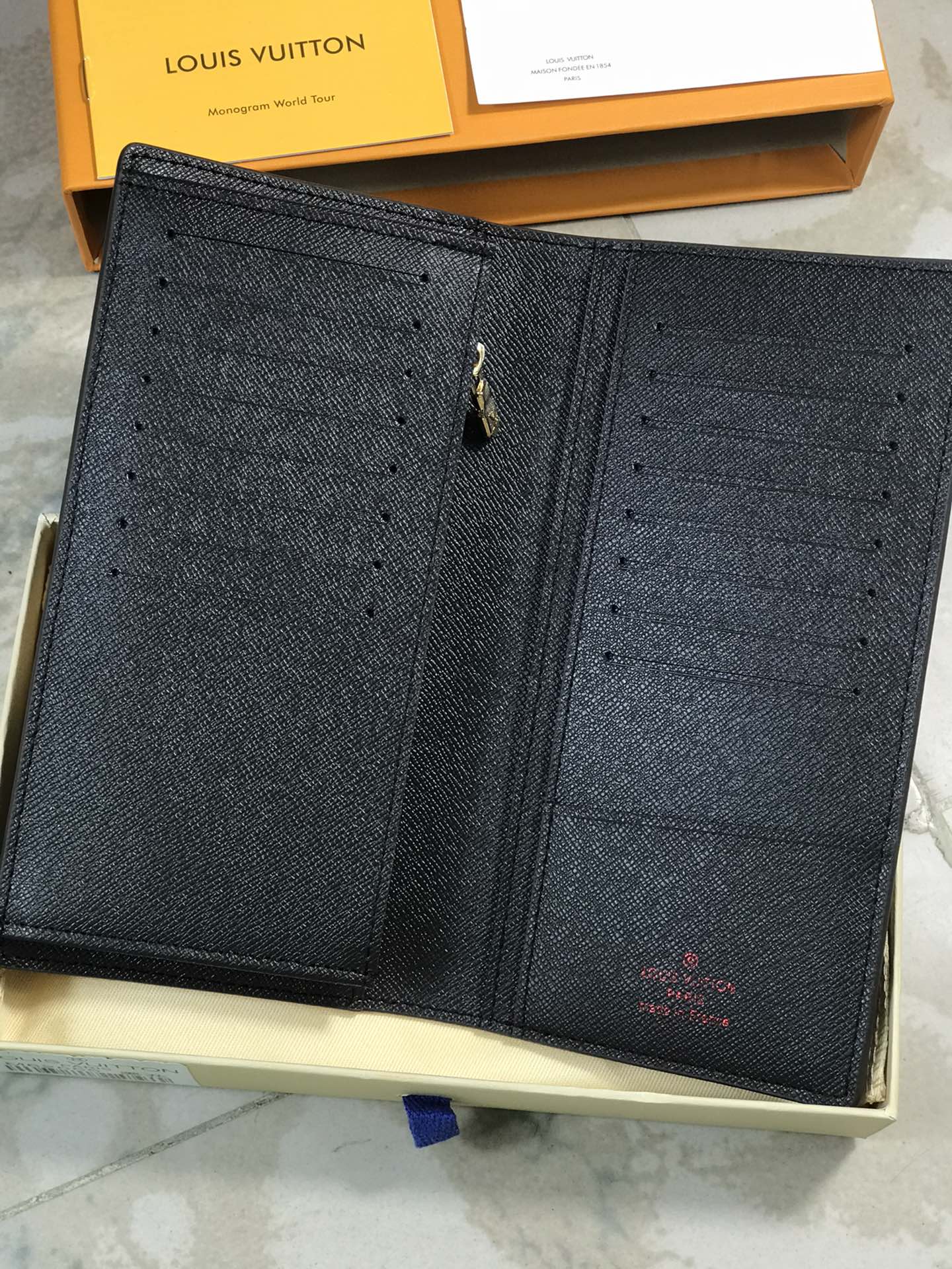 【ルイヴィトン】長財布 ダミエ ポルトフォイユ・ブラザ