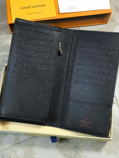 【ルイヴィトン】長財布 ダミエ ポルトフォイユ・ブラザ