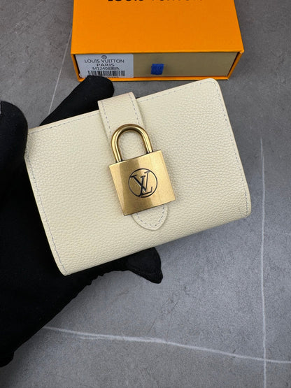 【ルイヴィトン】折りたたみ財布 コンパクト ロゴ ギフトに5色