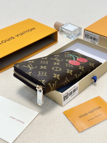 【ルイヴィトン】村上隆コラボ ジッピー・ウォレット 長財布